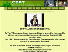 Tablet Screenshot of certofthevillages.org